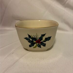 Lenox Winter Greetings Nut Bowl